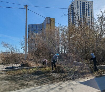 Субботник в ЖК ДОК