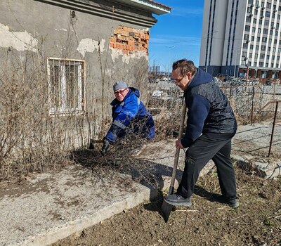 Субботник в ЖК ДОК