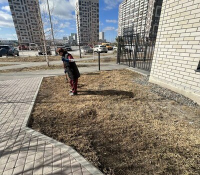 Субботник в ЖК &quot;Кристалл&quot;