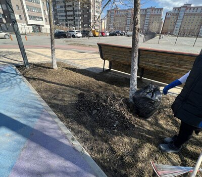 Субботник в ЖК &quot;Кристалл&quot;