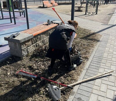 Субботник в ЖК &quot;Кристалл&quot;