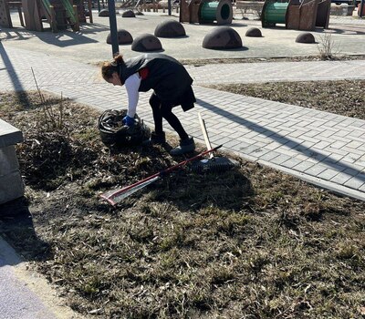 Субботник в ЖК &quot;Кристалл&quot;